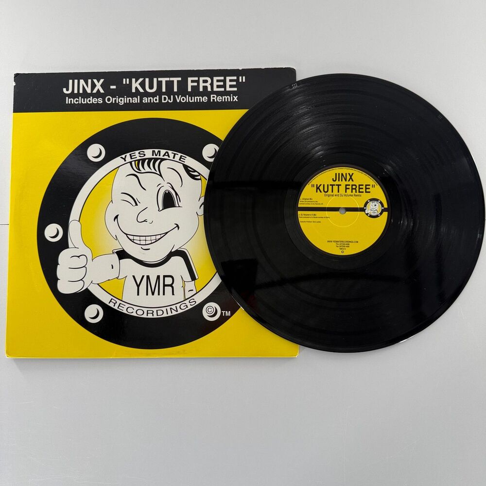Jinx Kutt Free 12” Vinyl DJ Volume Remix House YMR Records VG+ (001)